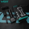 VGR381 reciprocating razor wholesale Portable household men's black LCD digital display waterproof electric shaver Specification image